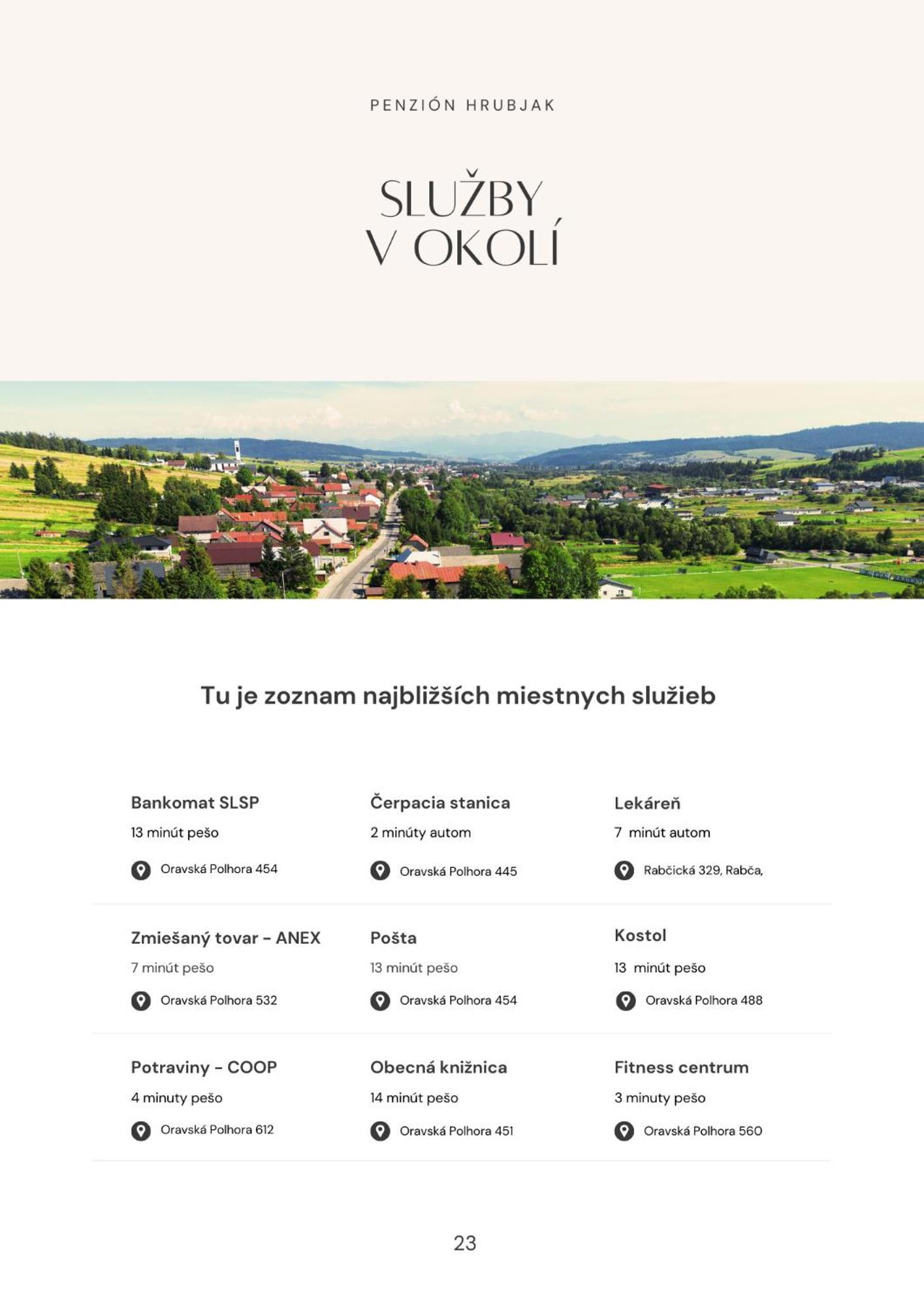 Penzion Hrubjak Oravská Polhora Exterior foto